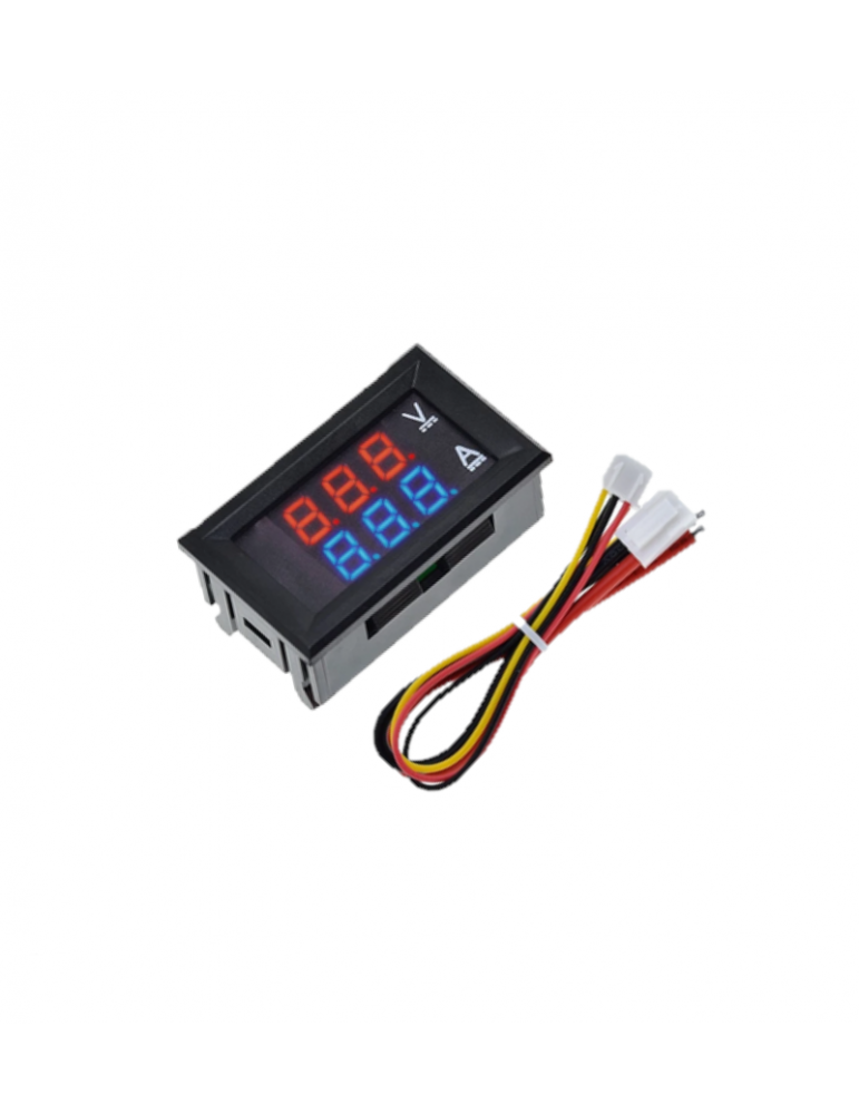 Voltímetro Amperímetro Wattímetro Digital 0-100V 10A - Electromanía Perú